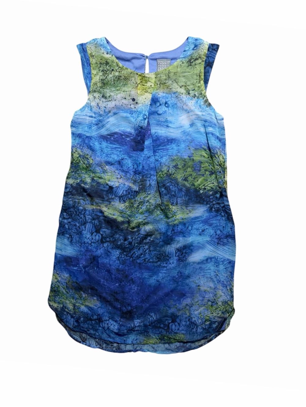 Rabbit Design women’s Blue sleeveless Dress size 10